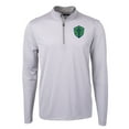thumbnail image 2 of Men's-Cutter & Buck  Gray Seattle Sounders FC Big & Tall Virtue Eco Pique Micro Stripe Recycled Quarter-Zip, 2 of 3