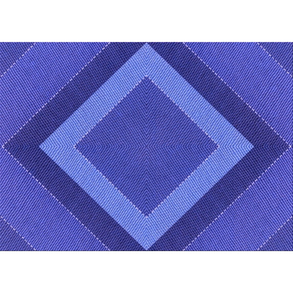 Ahgly Company Indoor Rectangle Patterned Light Slate Blue Area Rugs, 7' x 9'
