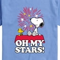 thumbnail image 3 of Peanuts - Oh My Stars - Men's Short Sleeve Graphic T-Shirt, 3 of 6