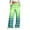 Green, variant on USNSM Drawstring Wide Leg Pants for Women Striped Casual High Waisted Lounge Pants Summer Beach Trendy Gradient Trousers Purple L