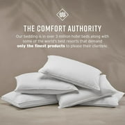 Sobel Westex Hotel Sobella Soft Side Sleeper Pillow | Luxury Hotel & Resort Quality, 300TC 100% Cotton | Down-Like Fill, Gentle Support, Plush, Queen (1 Pack)