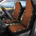 thumbnail image 4 of Qpednta Camo Hunting Car Seat Cover Set of 4 for Front Seats and Rear Bench Cover Protecto Universal Car Interior Accessories Front Automobile Seat Cover for Cars Truck Van SUV, 4 of 7