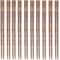 thumbnail image 5 of baguette Bois Japonaise 10 Paires De Baguettes Chinoises Rutilisables Sans Cire, Peinture, 5 of 5