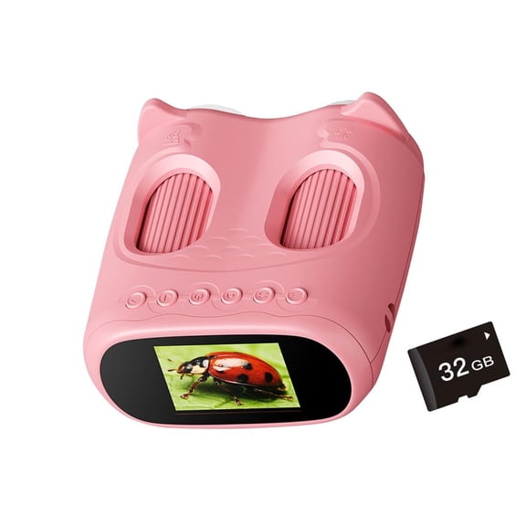 Portable Rechargeable Children Microscope Telescope Camera with 32GB Memory