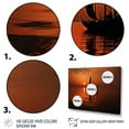 thumbnail image 3 of Designart "At Sunset Sail Boat wall decor I" Nautical & Beach Floater Framed Canvas Art Print, 3 of 7
