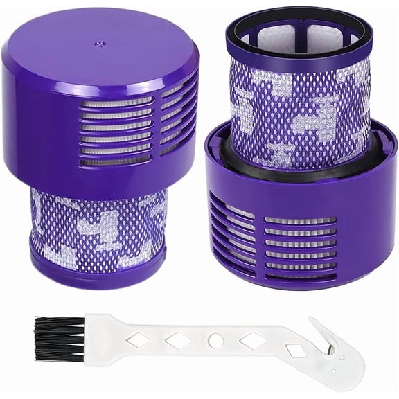 HEPA Filter Replacements for Dy*son Cyclone V10 Animal V10 Absolute SV12 V10 Total Clean Cordless Stick Vacuum Part no. 969082-01 (2 Pcs)