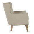 thumbnail image 4 of Woven Paths Accent Chair, Beige Linen, 4 of 9