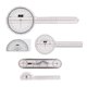 thumbnail image 2 of 5Pcs Finger Small Joint Goniometer Clear Scale Transparent PVC Finger Goniometer Kit for Knees Elbows Joint, 2 of 5