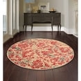 thumbnail image 1 of Alfombra Turca Decorativa Redonda Sams depot Vintage Passion Fruit 150x150 cm, 1 of 5