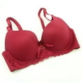 thumbnail image 3 of asdoklhq Sports Bras for Women,Plus Size Push Up Lace Sports Bra Base Tops Underwear, 3 of 7