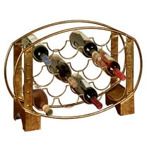 Ryana Wine Rack Dark Gold