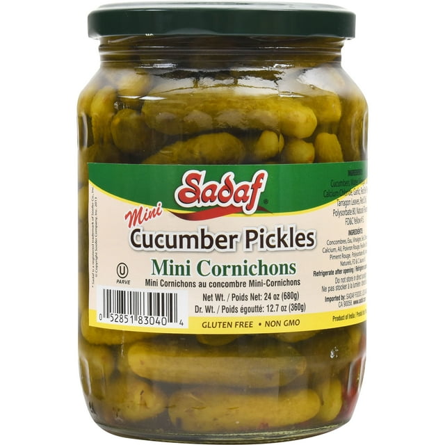 Sadaf Mini Cucumber Pickle, 680g