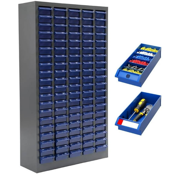 100 Drawer Cabinet Bolt and Nut Tool Storage Cabinet Part Cabinet Organization Shelves with ABS Material Drawe for Small Part Storage