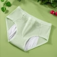 thumbnail image 4 of Puntoco Bragas para mujer, ropa interior fisiológica de cintura alta para mujer, pantalones sanitarios a prueba de fugas con bolsillo para mujer, pantalones transpirables, 4 of 5