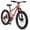 Orange, variant on 24 Inch Fat Tire Bike Adult/Youth Full Shimano 7 Speeds Mountain Bike, Dual Disc Brake, High-Carbon Steel Frame, Front Suspension, Mountain Trail Bike, Urban Commuter City Bicycle