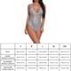 thumbnail image 4 of Mono sexy mono de cosplay suave mono de tela de pantalla de encaje para mujeres adultas, gris, l Guardurnaity XX000036-36, 4 of 7