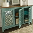 thumbnail image 6 of Kensington Blue 3 Door Accent Cabinet, 6 of 7