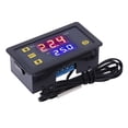 thumbnail image 3 of DYNWAVECA 2x Digital Regulator Temperature Controller with Sensor LED Display for Aquarium Refrigerator Freezer, 3 of 10