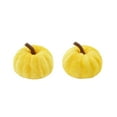 thumbnail image 7 of 12Pcs Artificial Fake Velvet Pumpkins Decoration For Fall Home Thanksgiving Decor, Flannel Material Lifelike Realistic Exquisite Colorfast Lightweight Odorless, Ideal, 7 of 7