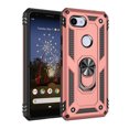 thumbnail image 1 of [PST] Google Pixel 3a Kickstand Rotating Ring Case, Heavy Duty Drop Protection Hybrid Shock Absorption Rugged Hard Phone Case Cover with Ring Stand Fits Magnetic Car Mount, 1 of 4