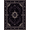 Black Purple Cream, Pattern 4, variant on ODIKA 2'x3' Washable Doormat Dark Fantasy Bat Motif Floor Covering Skull Accent Botanical for Entryway, Kitchen, Laundry Room, Non-Slip, Low Pile