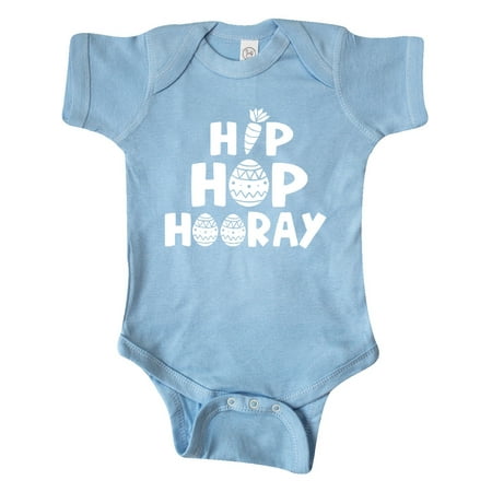 

Inktastic Easter Hip Hop Hooray with Eggs and Carrot Gift Baby Boy or Baby Girl Bodysuit