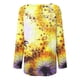 thumbnail image 4 of Blusa de manga larga con cuello redondo para mujer, informal, Sexy, a la moda, con estampado holgado Pompotops  FGAJ5768, 4 of 5
