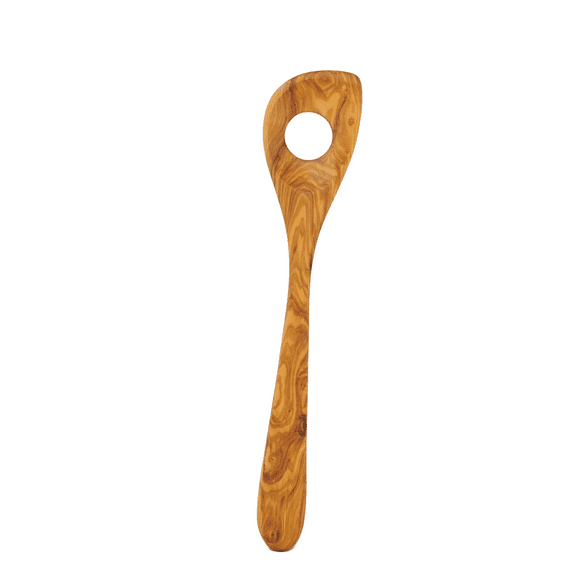 BeldiNest 12" Olive Wood Risotto Spoon: Handcrafted Elegance for Gourmet Cooking and Serving
