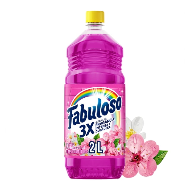 Limpiador Multiusos Líquido Fabuloso Brisa Primaveral 2 L
