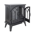 thumbnail image 3 of 23.7" Electric Fireplace Heater, 1500W Infrared Fireplace Stove with 3D Flame Effect, 5118BTU Electric Fireplace with Remote Control, Overheating Safety Protection, Ideal for Indoor Outdoor Home Use, 3 of 12