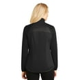 thumbnail image 2 of Port Authority Ladies Hybrid Soft Shell Jacket-M (Deep Black), 2 of 6