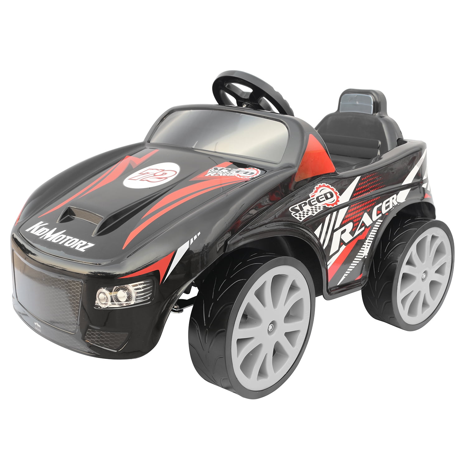 TT Rallye FEBER Famosa 800009606 Elektrospielzeugfahrzeug für Kinder von 2 bis 5 Jahren 6V grau
