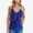 Royal Blue, variant on Women's Sequined Spaghetti Strap V-Neck Camisole Top for Party and Night Out- XX Large, Red
