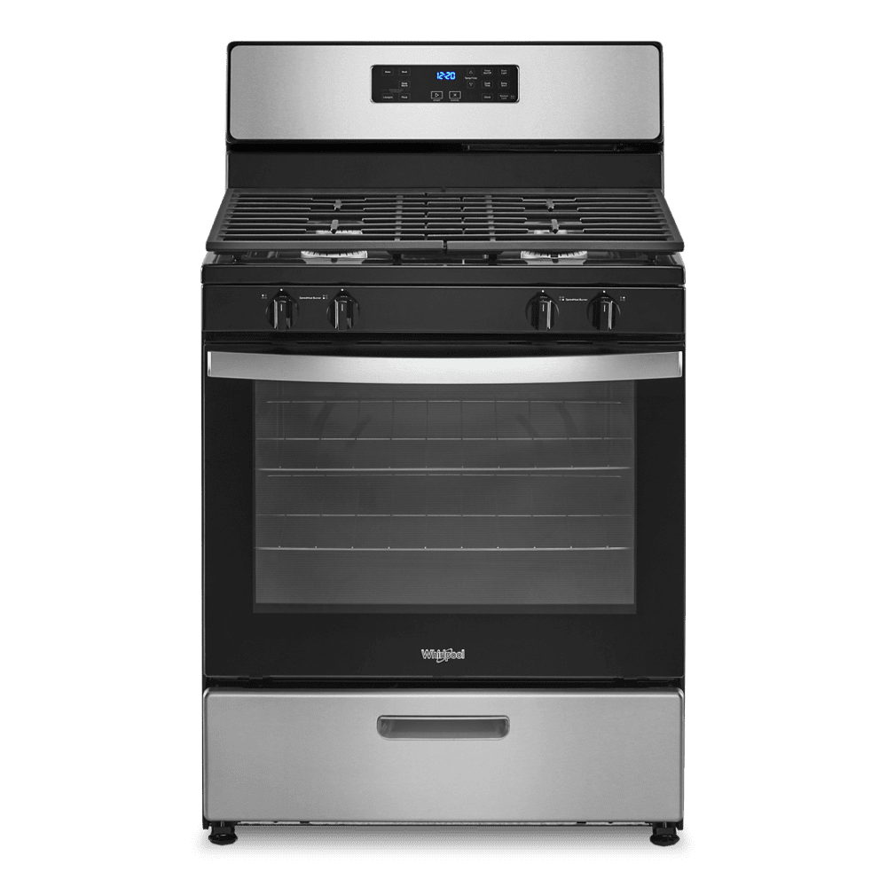 WHIRLPOOL WFG320M0MS 30" FREE STANDING GAS RANGE Stainless Steel