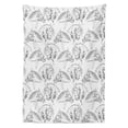 thumbnail image 3 of Ambesonne Horses Tablecloth Rectangular Table Cover, Mare Sketch, 60"x90", Black White, 3 of 4