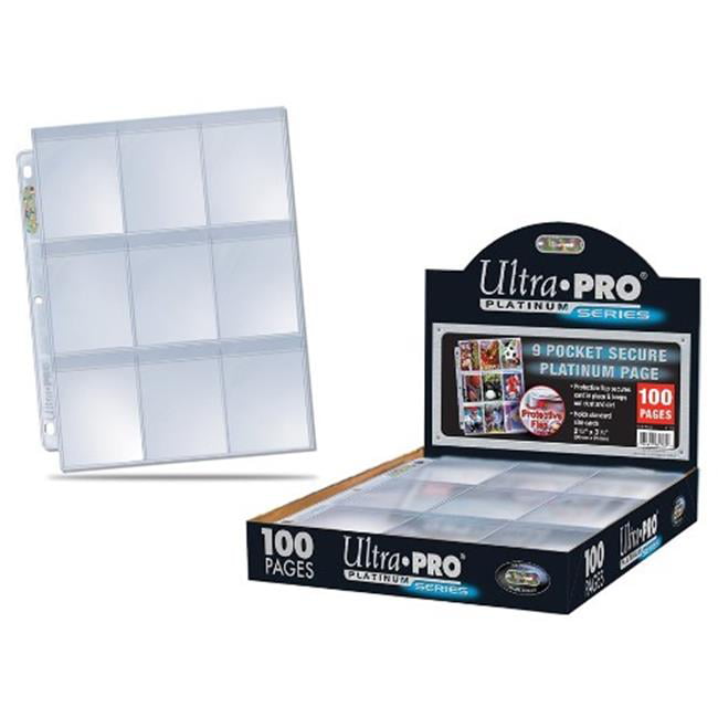 200 ULTRA PRO PLATINUM 4-POCKET Pages 3 x 5 Sheets Protectors Brand New in Box 
