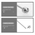thumbnail image 3 of KAKOWELY Watch Tube 2pcs Watch Screw Tube Rods Screw-in Watch Strap Link Rod Connect Rod Repair Tools for Watchmaker - 16mm Inner Diameter (Steel Color)0.87"X0.14"X0.14", 3 of 4