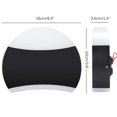 thumbnail image 3 of Toystoory 12W / semicircular (negro + blanco) lámpara de pared exterior lámpara de pared de balcón al aire libre LED al aire libre simple Iluminación y accesorios No.2 Toystoory HA025612-02, 3 of 6