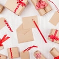 thumbnail image 4 of Cinta de rayas navideñas Uxcell, rollo de cinta de caramelo para envolver tela para corona de manualidades caqui / 9.8 yardas x 1", 4 of 7