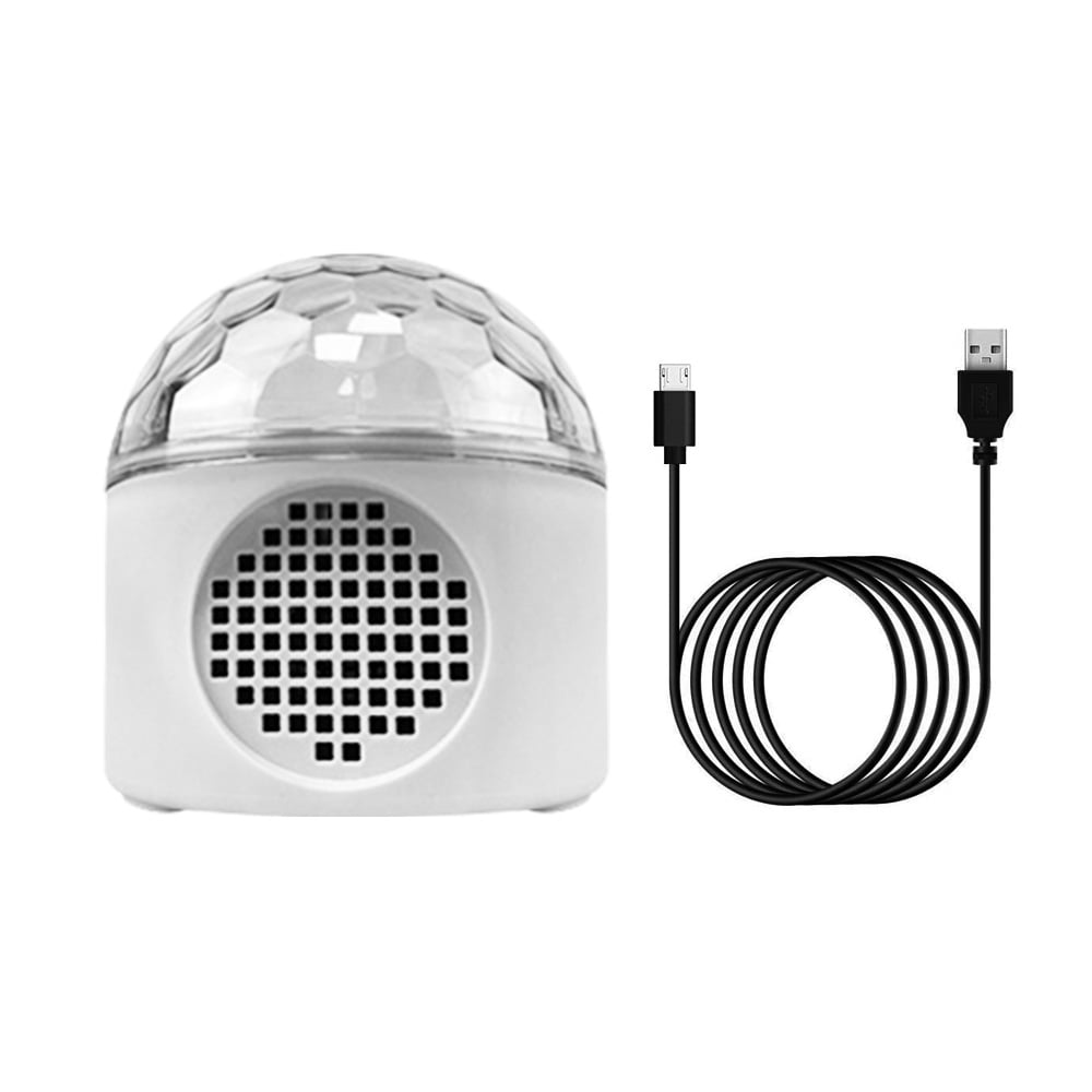 Rosnek Party Lights, USB Disco Ball Lights, Roating Stage Lights Sound