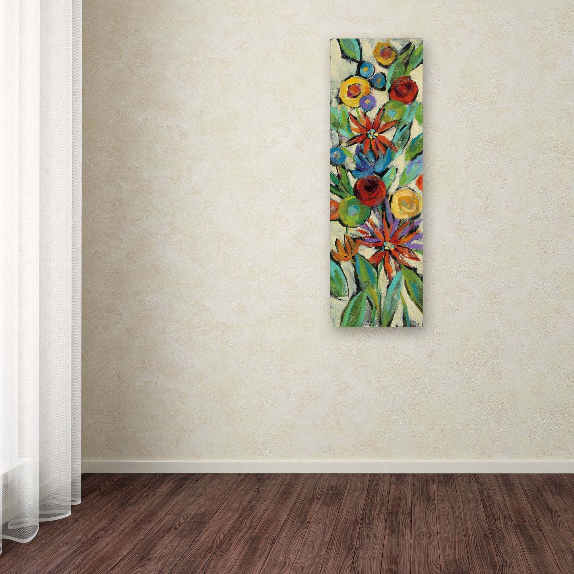 Trademark Fine Art 'Confetti Floral III' Canvas Art by Silvia Vassileva