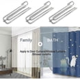 thumbnail image 4 of 24 Pcs Stainless Steel Curtain Hooks - Metal Pinch Pleat Curtain Hooks, 4 of 5