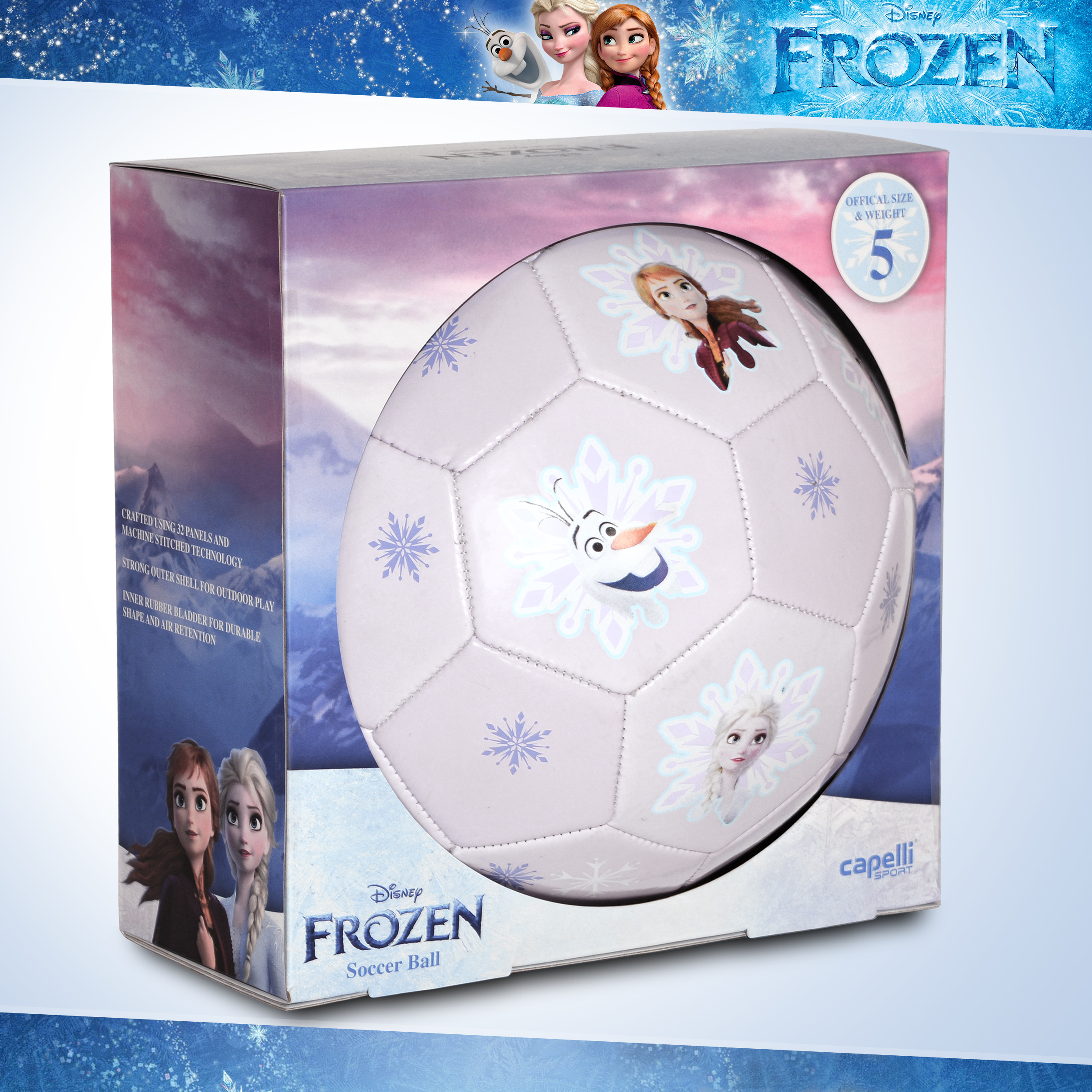 Disney Frozen Anna and Elsa Soccer Ball