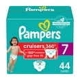 thumbnail image 1 of Pañales Pampers Cruisers 360, tamaño 7, 44 unidades, desechables para bebés, 1 of 9