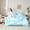 Blue, variant on Castle Fairy Cartoon Axolotl Twin Bedding Sets,Soccer Salamander Bedding Comforter Set