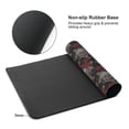 thumbnail image 3 of Xecao Skull and Red Roses Print Large Mouse Pad, 16x35.5in Mousepad, Professional Non-Slip Rubber Base Big Mouse Pad, Mouse Pad for Gaming & Office Full Desk Mouse Pad, 3 of 9