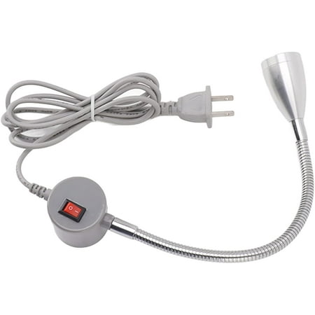 

ZAGHNRENJ LED Work Light Sewing Machine Light Aluminium 7.9in Gooseneck for Workbench ABC-528