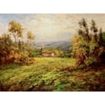 thumbnail image 2 of Hulsey 14x12 White Modern Wood Framed Museum Art Print Titled - In the Countryside, 2 of 4