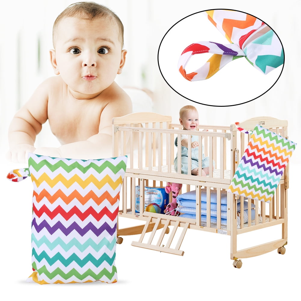Diaper Pouch Reusable Washable Diaper Nappy Pouch for Baby Toddler Kids