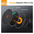 thumbnail image 2 of Filtro magnético K&F CONCEPT Black Difusion 1/4 Mist 72 mm, 2 of 7